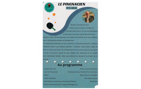Le Pingnacien N°13 Mai 2025
